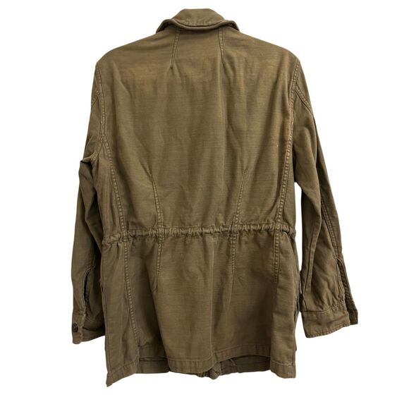 Free People Not Your Brothers Surplus Jacket size S waist cinch Utility Casual M - Picture 3 of 10